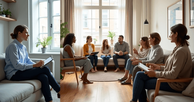 Diferenças entre a psicoterapia individual, em grupo e familiar